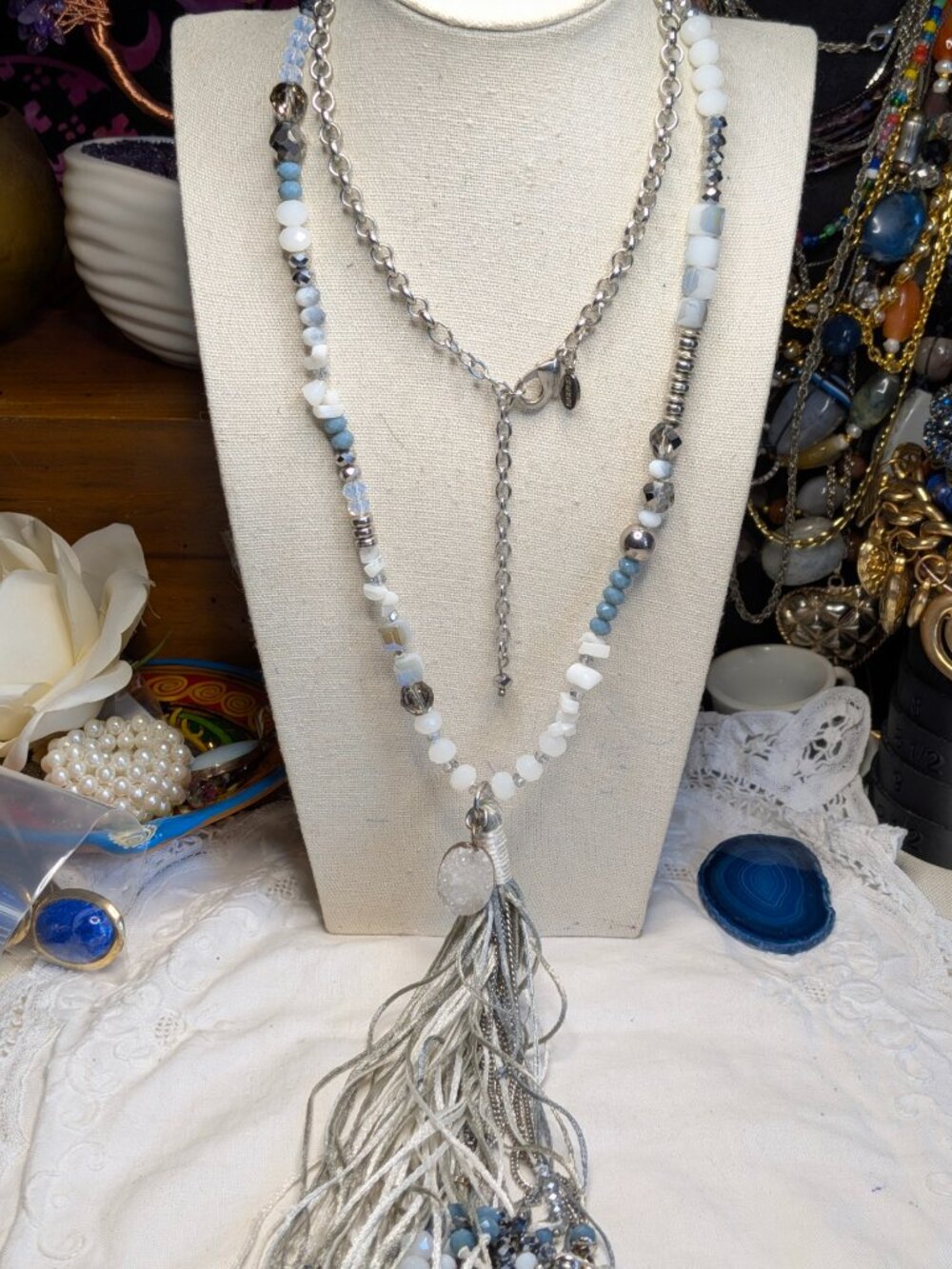 Chico’s “Bianca” Tassel Necklace